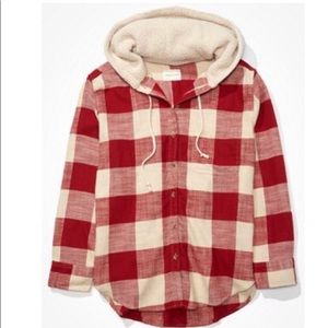 Hooded flannel